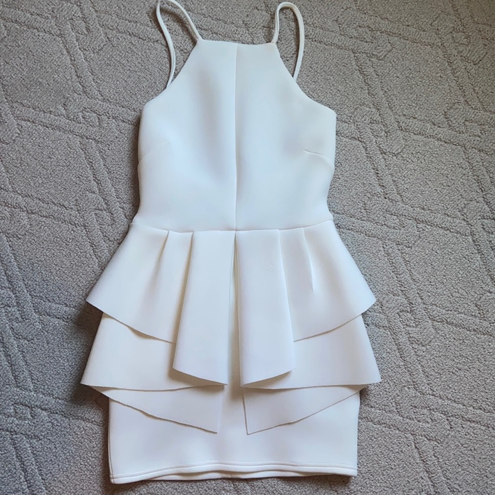 Oh My Love White Mini Dress